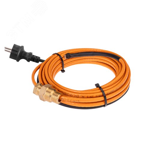 Изображение товара Кабель нагревательный саморегулирующийся пищевой 10HTM2-CT, готовый комплект в трубу, 8м/80Вт (компл)