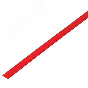 Трубка термоусаживаемая ТУТ 20,0/10,0мм, красная, PROconnect, упак 10 шт. по 1м