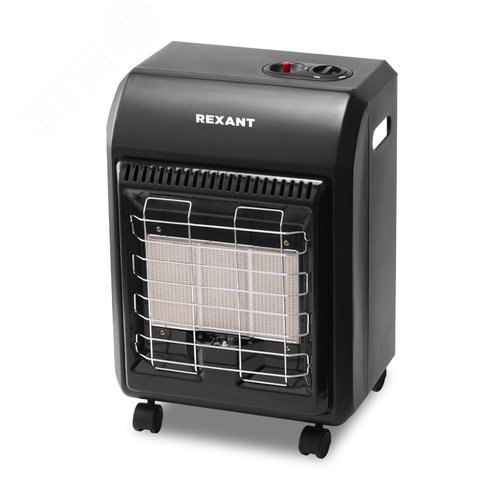 Изображение товара Обогреватель инфракрасный газовый для дома 4.2 кВт для баллона 12л черный (шт)