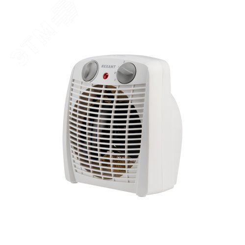 Изображение товара Тепловентилятор электрический настольный 2кВт со спиральным нагревательным элементом, белый (шт)