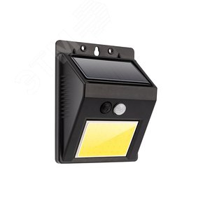 Светильник ПРОЖЕКТОР NEW AGE XL на солнечной батарее, датчик движения плюс датчик освещенности, кнопка вкл/выкл герметичная, LED COB монтаж на стену