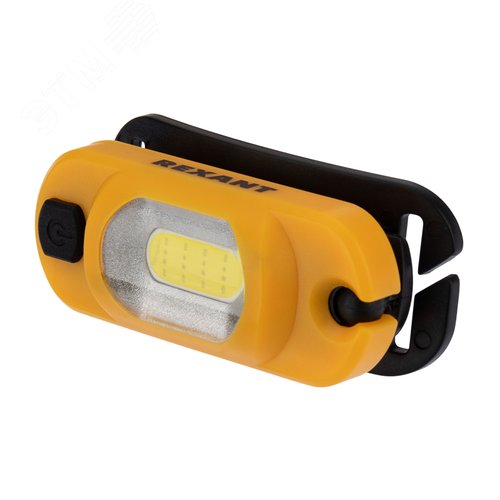 Изображение товара Фонарь налобный, 4 режима, с аварийным красным сигналом и встроенным аккумулятором (шт)