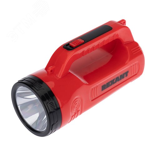 Изображение товара Фонарь прожекторный, 2 режима, с наплечным ремнем и встроенной солнечной батареей (шт)