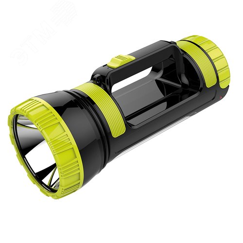 Изображение товара Фонарь прожекторный, 2 режима, с солнечной панелью, USB зарядкой и наплечным ремнем (шт)