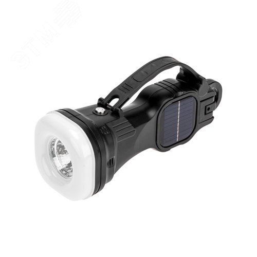 Изображение товара Фонарь кемпинговый с солнечной батареей и крюком (шт)