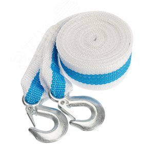 Изображение товара Трос буксировочный 7 т, 5 м, с двумя крюками, в чехле (шт)