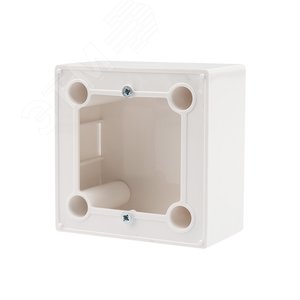 Изображение товара Бокс для накладного монтажа электроустановочных изделий глубина 43мм белый, REXANT (шт)