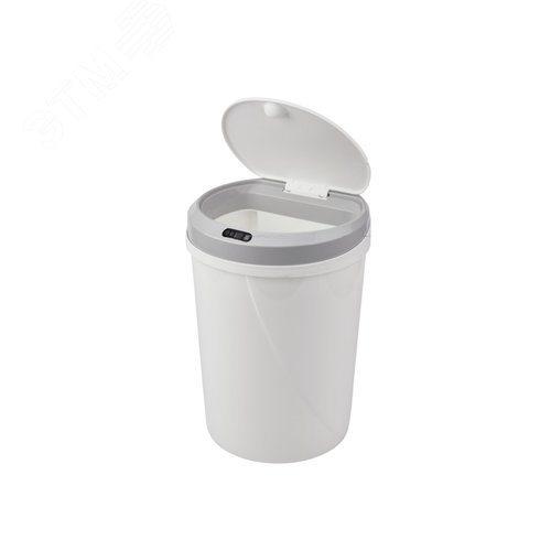 Изображение товара Ведро мусорное с датчиком движения круглое 12л HALSA (шт)