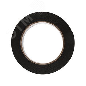 Двухсторонний скотч, черная, вспененная ЭВА основа, 25 мм, ролик 5 м 09-6125 REXANT - 2