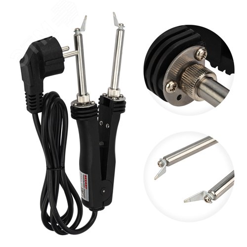 Изображение товара Паяльник-пинцет с керамическим нагревателем, 220 В/48 Вт (шт)