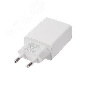 Устройство сетевое зарядное для iPhone, iPad USB, 5V, 2.1 A, белое, 16-0275 REXANT - 3
