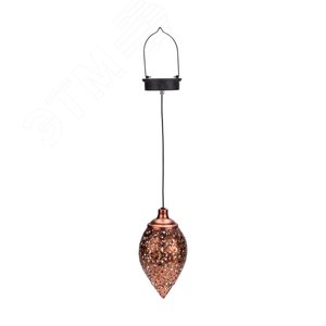 Изображение товара Светильник подвесной Фатих, 3000К, встроенный аккумулятор, солнечная панель, коллекция Стамбул (шт)