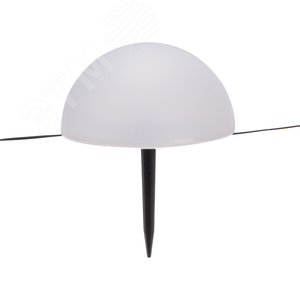 Изображение товара Светильник грунтовый Полусфера, 3000К, встроенный аккумулятор, солнечная панель (шт)