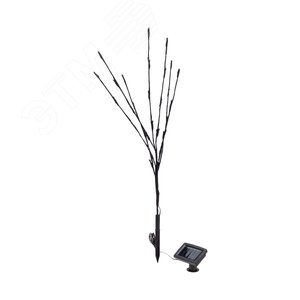 Изображение товара Светильник грунтовый Верба, 3000К, встроенный аккумулятор, солнечная панель (шт)