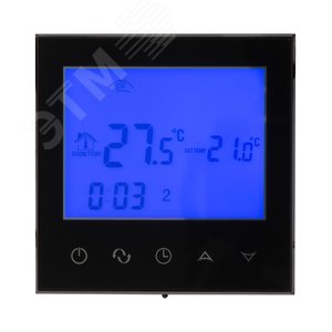 Изображение товара Терморегулятор с сенсорными кнопками R150 Wi-Fi (черный), REXANT (шт)