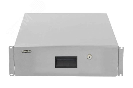 Полка (ящик) для документов 3U. 133х483х460мм (ВхШхГ). цвет серый (RAL 7035) TDR3-3U-460-RAL7035 Hyperline - превью