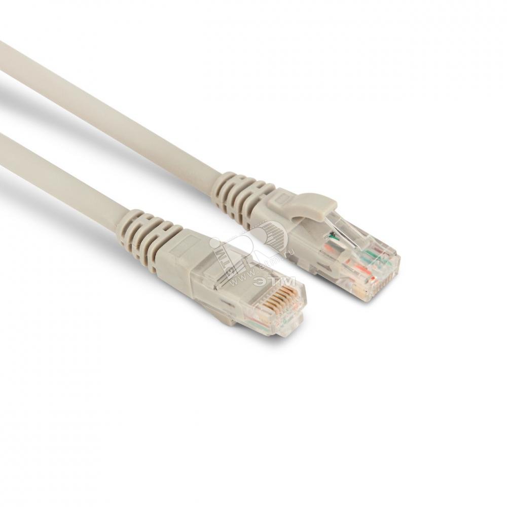 Изображение товара Патч-корд U/UTP категории 6a 10G LSZH серый 2м Hyperline