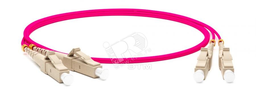 Изображение товара Патч-корд оптический MM 50/125(OM4) LC-LC duplex 10G/40 LSZH (10м) (шт)