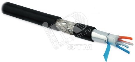 Кабель интерфейса RS-485/422, 2x2x24 AWG (0.61 мм/7х0.203 мм ...