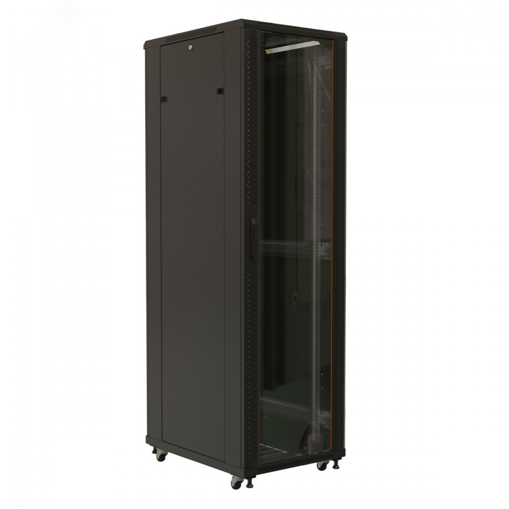 Шкаф напольный 19-дюймовый 42U 2055x800х450мм (ВхШхГ) TTB-4284-AS-RAL9004 Hyperline