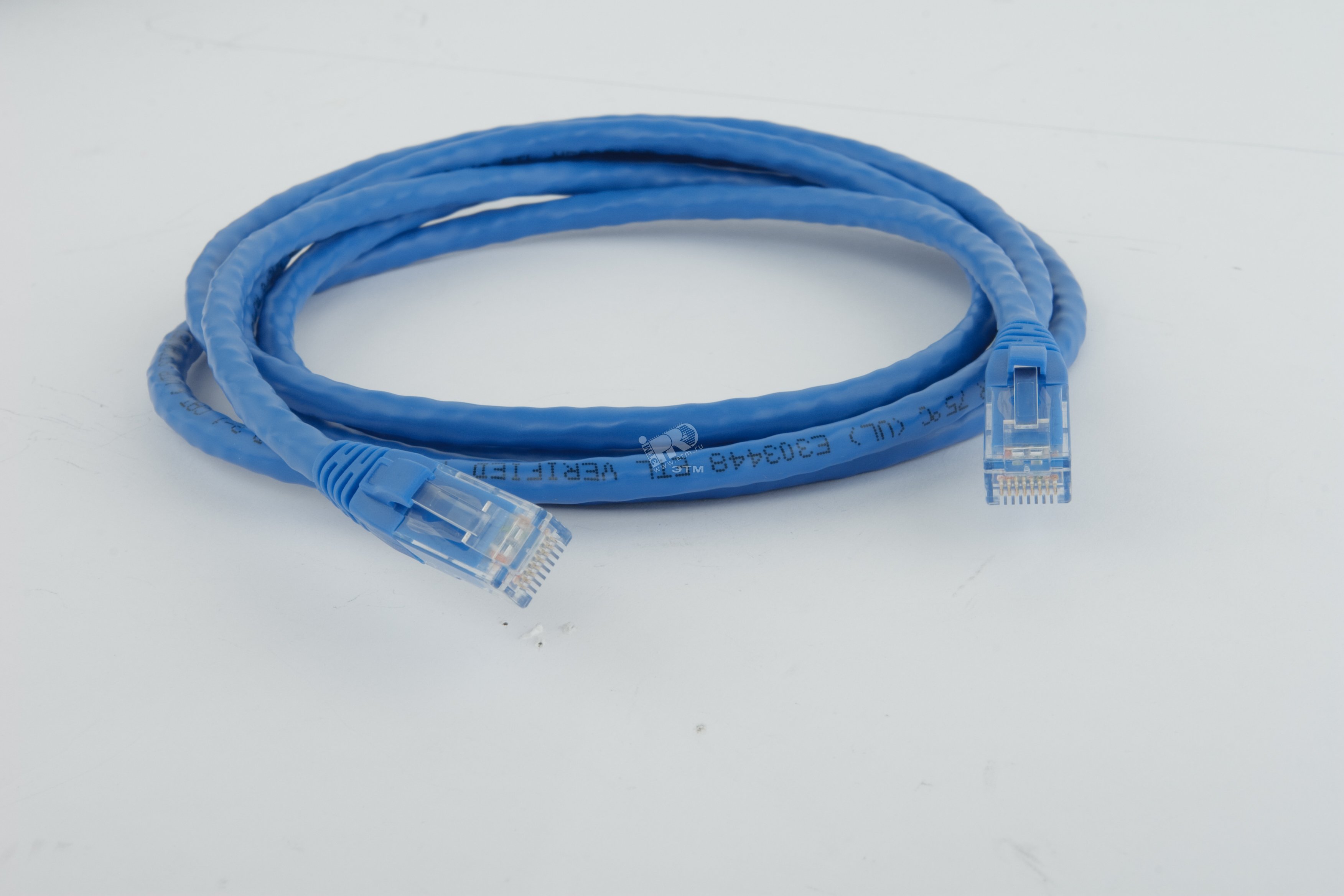 -корд UTP Cat.6 3 м синий (28773) Hyperline  цена