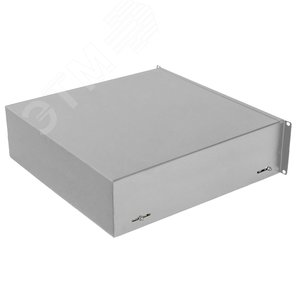 Полка (ящик) для документов 3U. 133х483х460мм (ВхШхГ). цвет серый (RAL 7035) TDR3-3U-460-RAL7035 Hyperline - 4
