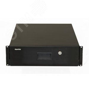 Полка (ящик) для документов 3U. 133х483х460мм (ВхШхГ). цвет черный (RAL 9004)