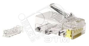 РазъемRJ-458P8Cподвитуюпарукатегория6универсальный100шт