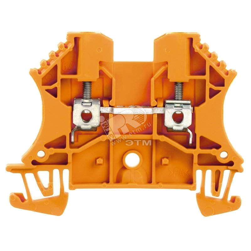 Клемма проходная WDU 2.5 OR артикул 1020060000 Weidmueller - купить в ...