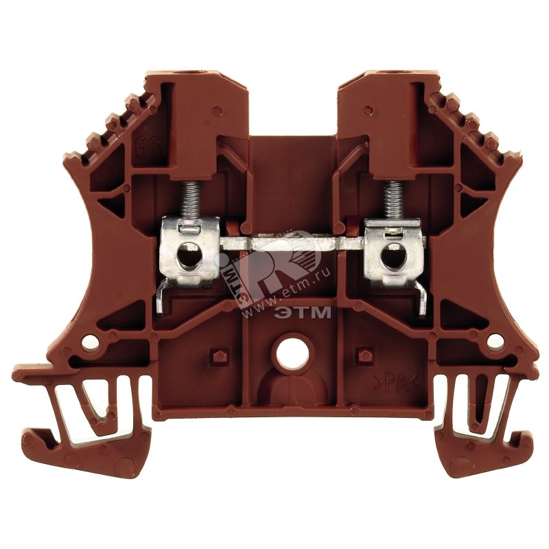 Клемма проходная WDU 2.5 BR артикул 1037710000 Weidmueller - купить в ...