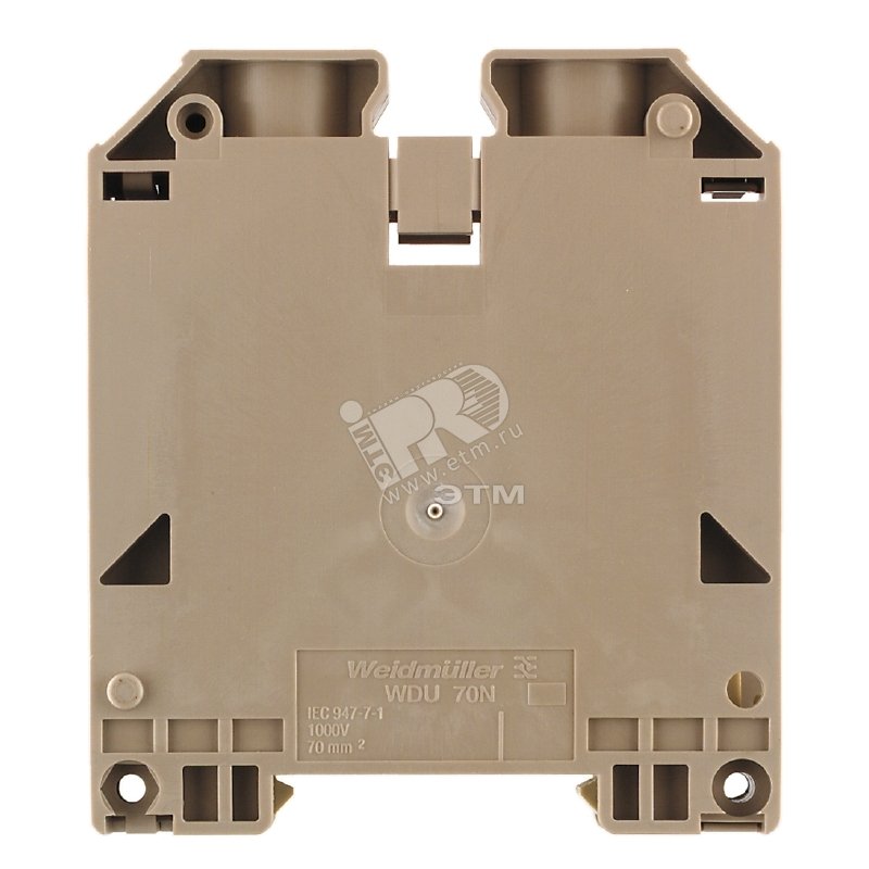 Клемма проходная WDU 70N/35 артикул 9512190000 Weidmueller - купить в ...