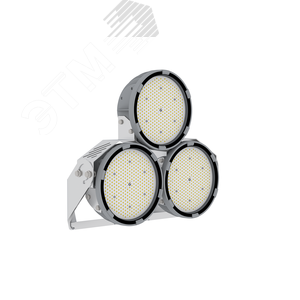 Светильник FHB R корпус 150 x3 440Вт CRI70 4000K D60 ЮПЗ Клевер 3030 - фото 1