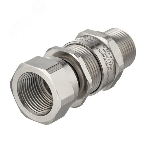 "Кабель ввод небронированный 11,3-19,9мм в трубе,нар.M25х1,5, вн.3/4""G, 1Ex d IIC Gb X" - фото 1