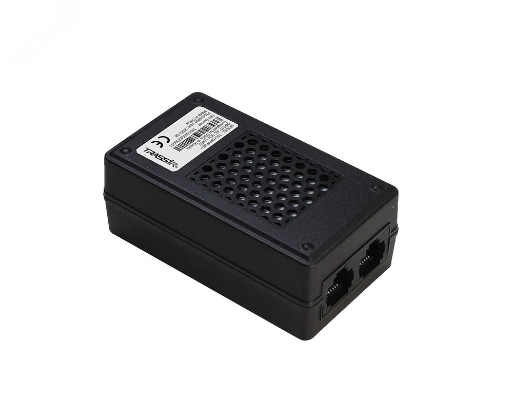 Изображение товара Инжектор PoE TRASSIR оборудован сетевым RJ-45 и PoE-портом RJ-45. (шт) Изображение товара Инжектор PoE TRASSIR оборудован сетевым RJ-45 и PoE-портом RJ-45. (шт)