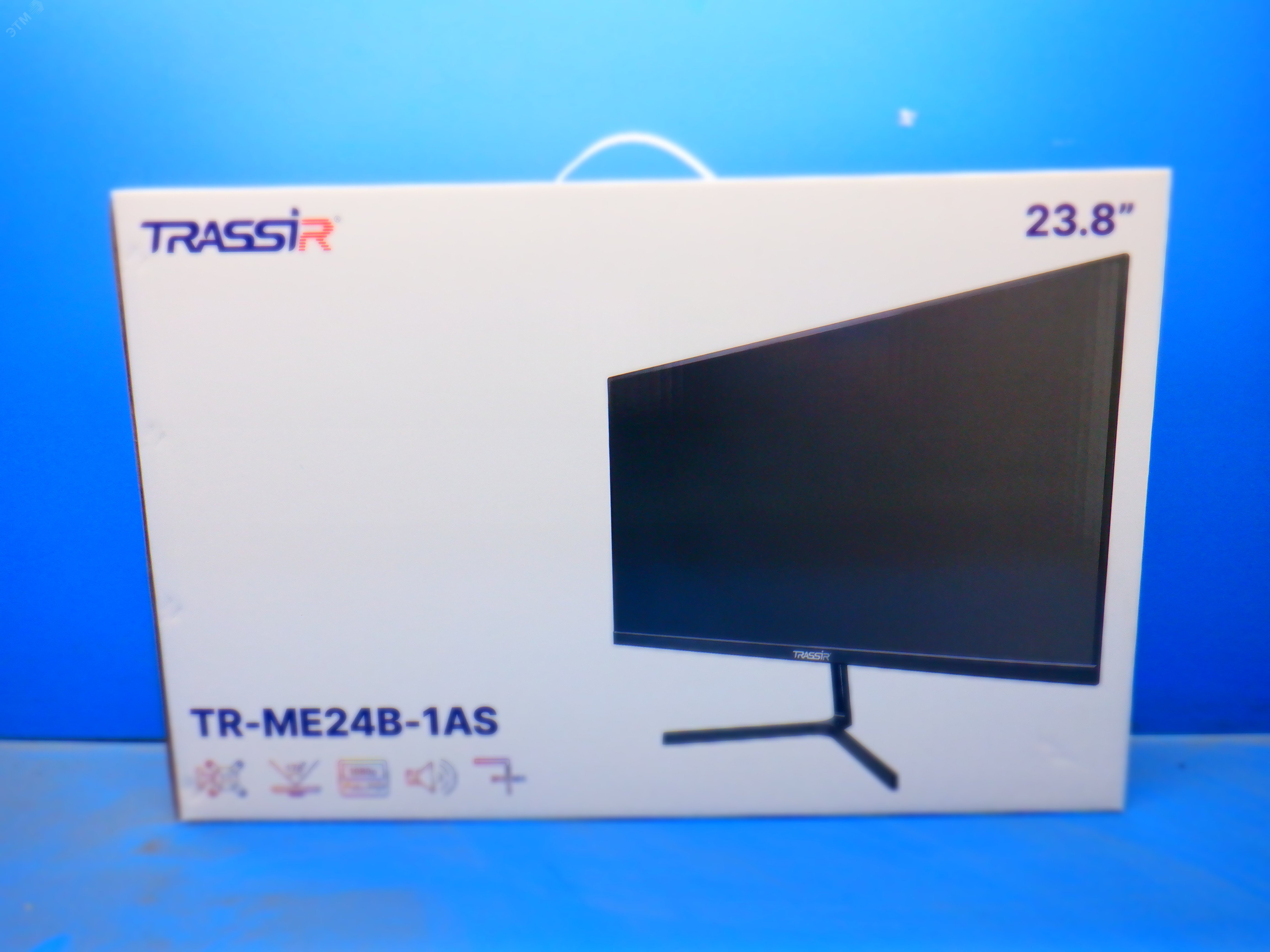 Изображение товара Монитор Trassir 23.8'' Full HD 60Hz для видеонаблюдения Изображение товара Монитор Trassir 23.8'' Full HD 60Hz для видеонаблюдения