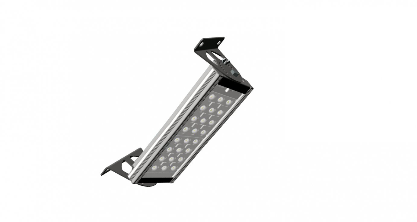 Светильник промышленный с продольным поворотным узлом крепления ДБП-45Вт, IP66, 4000К, 6300 Лм, КСС Д, нейтральный, INDUSTRY.9 7-40-045-09-0-19-09-055-7-40-66