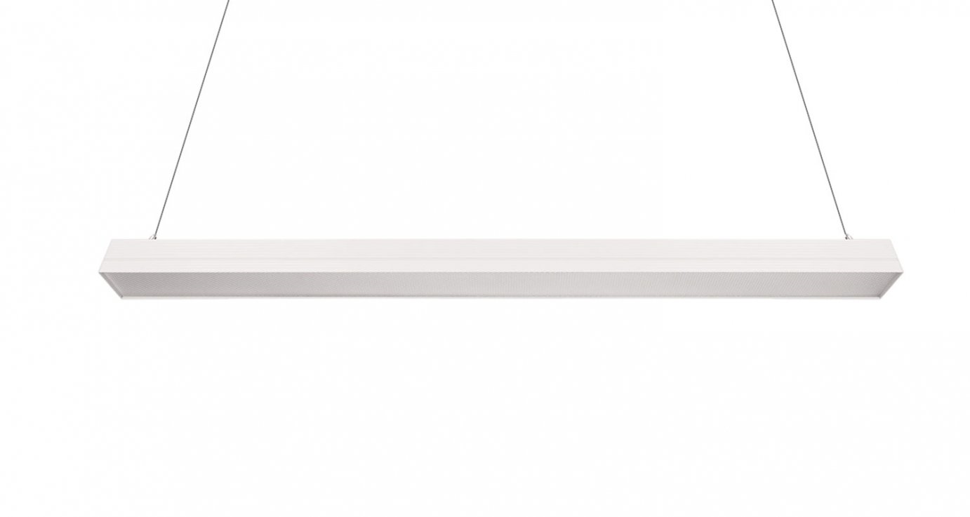 Светильник светодиодный линейный ДСО 80Вт 2400х80x70 4000К 8400Лм опаловый IP30 CRI80 подвесной LineLux. P80 LL-ДСО-80-240 (2480.840.Т.03.0.3)