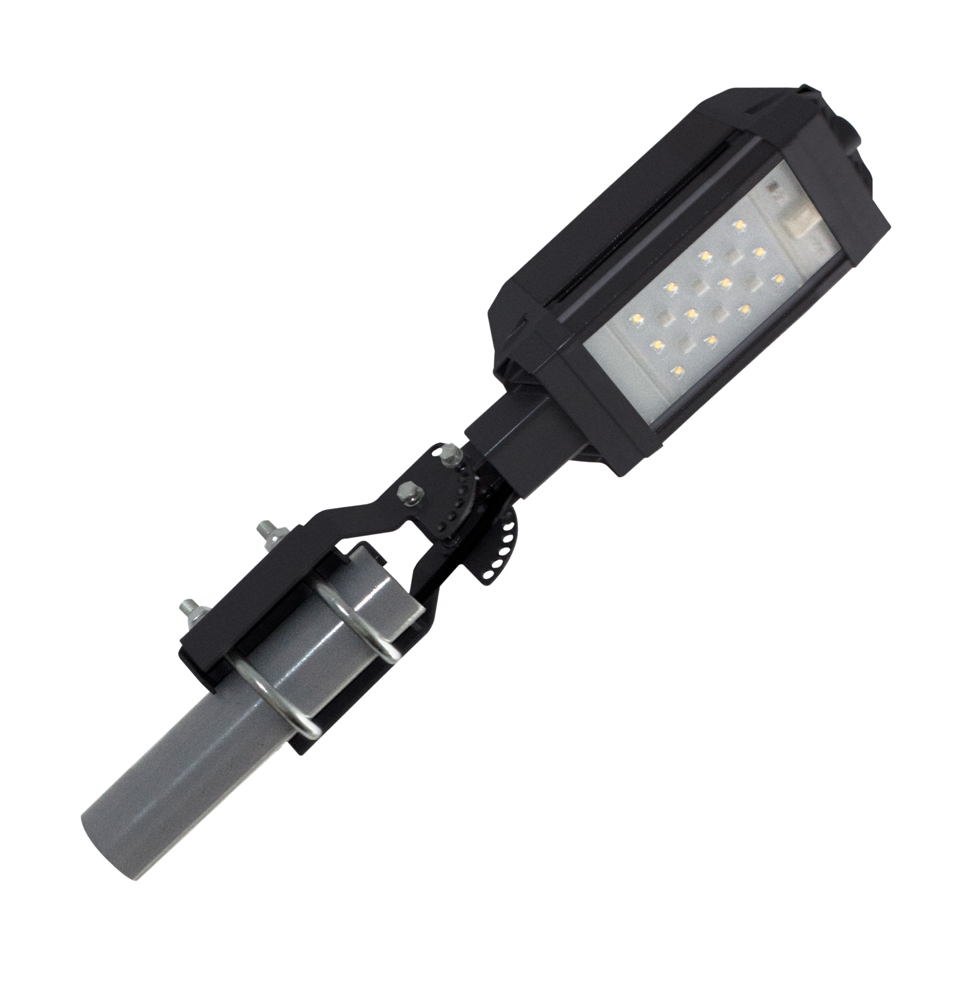 Светильник светодиодный консольный с регулировкой угла наклона ДКУ 18 Вт 2880 Лм 5000 К КСС Д