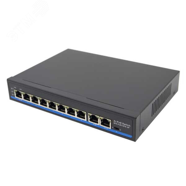 Изображение товара Коммутатор Giraffe GF-AC0820PoE 8x100Мбит/с с PoE+, 2x1Гбит/с, 120 Вт Изображение товара Коммутатор Giraffe GF-AC0820PoE 8x100Мбит/с с PoE+, 2x1Гбит/с, 120 Вт