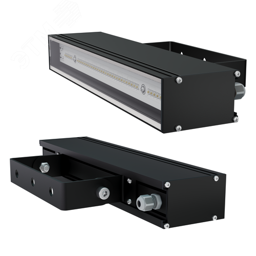 Светильник ДБП-15w IP66 2012Лм 5000К 120 град BLACK - фото 3