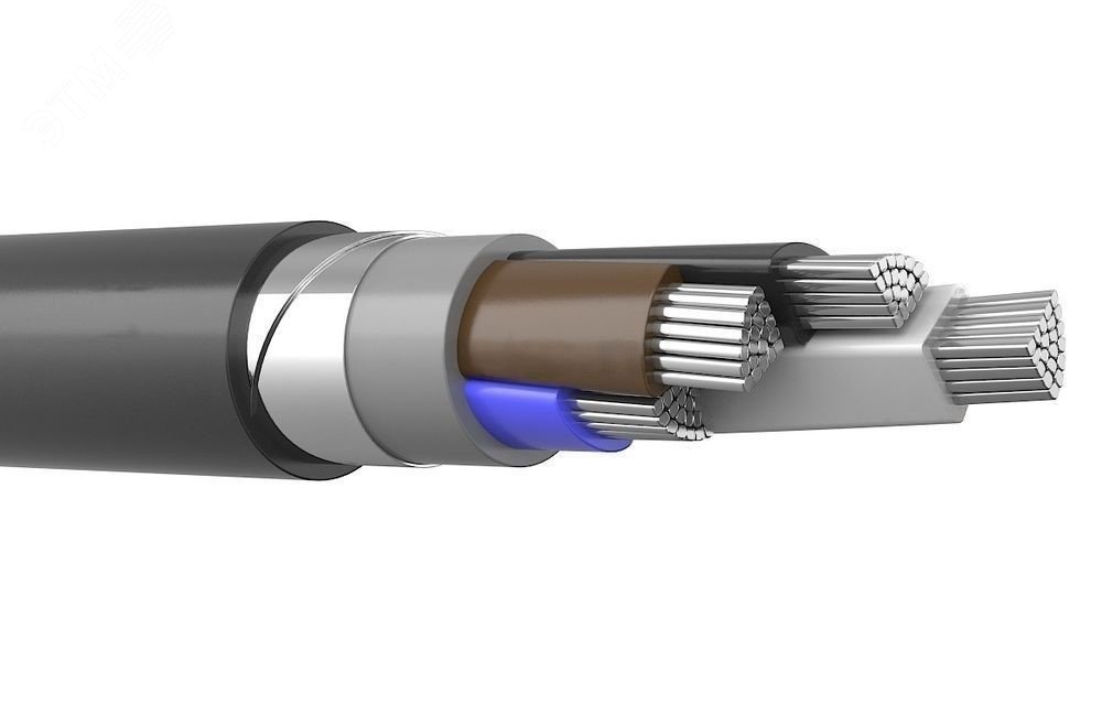 Кабель силовой АВБШв 3х95мс-1 ТРТС