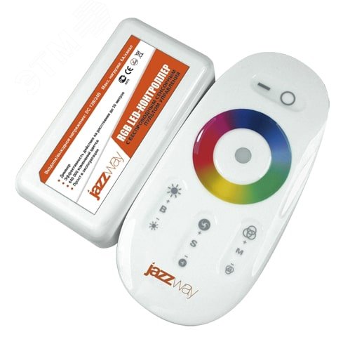 Контроллер к LED ленте RGB 4000RF 216/432Вт 12/24В сенсор белый 1007957 JazzWay - превью
