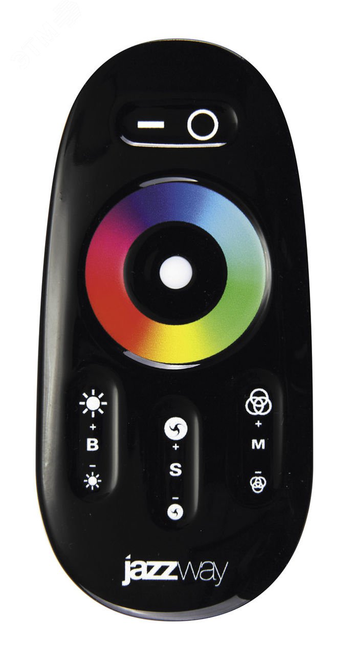 Контроллер RGB PRC-4000HF BL (черный) 12/24V 216/432Вт 1019295 JazzWay - превью