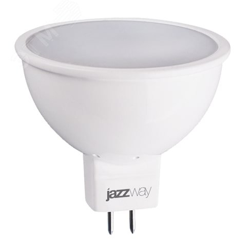 Лампа светодиодная LED 5Вт 400Лм GU5.3 230V/50Hz теплый ECO 1037077A JazzWay - превью