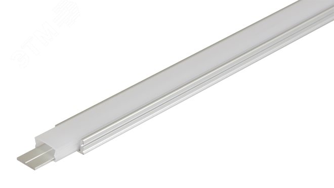 Изображение товара Алюминиевый влагозащищенный профиль PAL 1808 с матовым рассеивателем IP65 2м