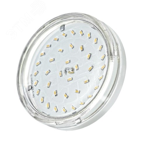 Лампа светодиодная LED 6Вт GX53 510Лм теплый прозрачная ECO 2851970 JazzWay