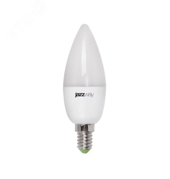 Лампа светодиодная LED 7Вт Е14 теплый белый матовая свеча 2859259 JazzWay - превью