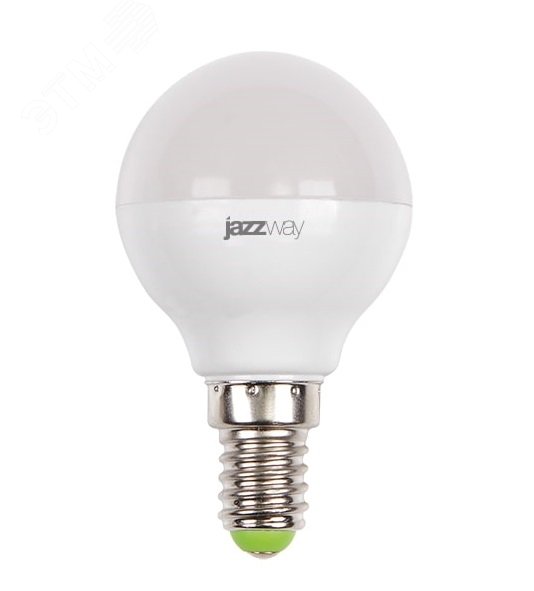 Лампа светодиодная LED 9Вт Е14 холодный матовый шар 2859600A JazzWay - превью