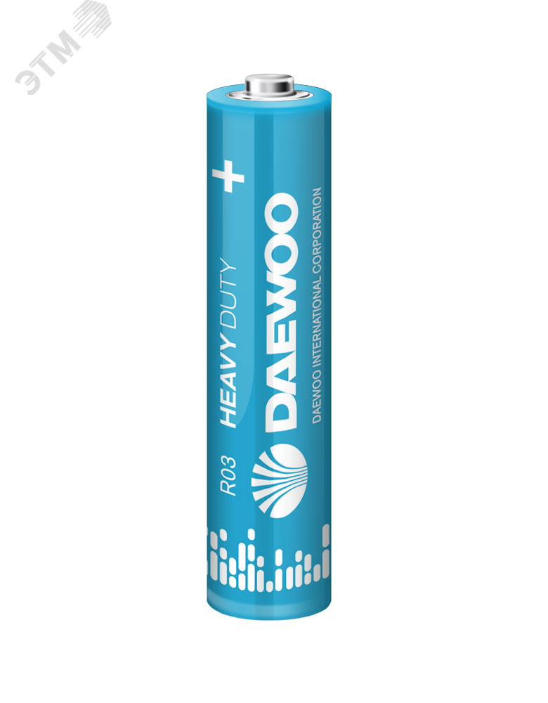 Элемент питания LR03 (AAА) DAEWOO солевая Heavy Duty,  упаковка 10 шт. 5042148 JazzWay - превью 2