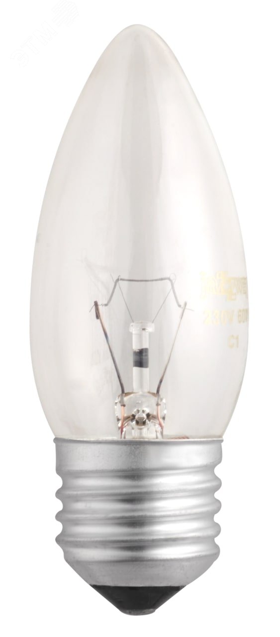Лампа накаливания B35 240V 60W E27 clear 3320331 JazzWay - превью